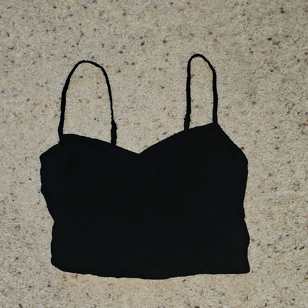 Hollister Black Crop Top